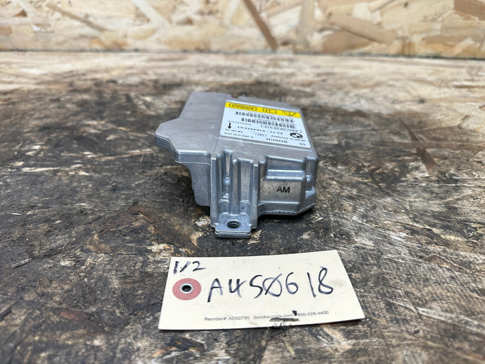 08-11 BMW 328I 335i E90 3 Series OEM Series SRS Crash Sensor Bosch 9184432