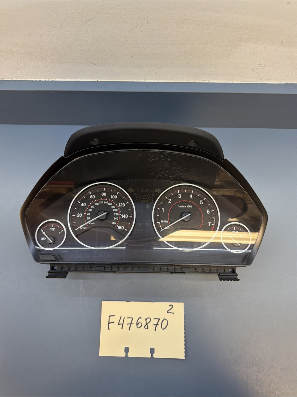 12-20 BMW F30 F32 F34 F36 INSTRUMENT CLUSTER SPEEDOMETER OEM 9311398 166K