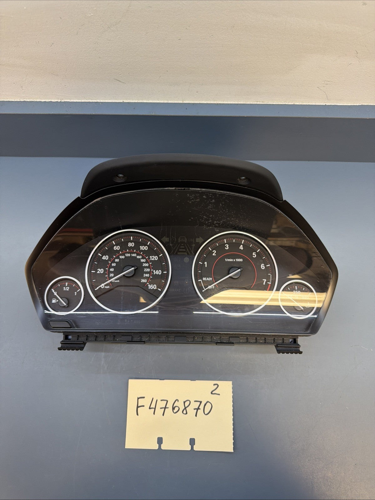 12-20 BMW F30 F32 F34 F36 INSTRUMENT CLUSTER SPEEDOMETER OEM 9311398 166K