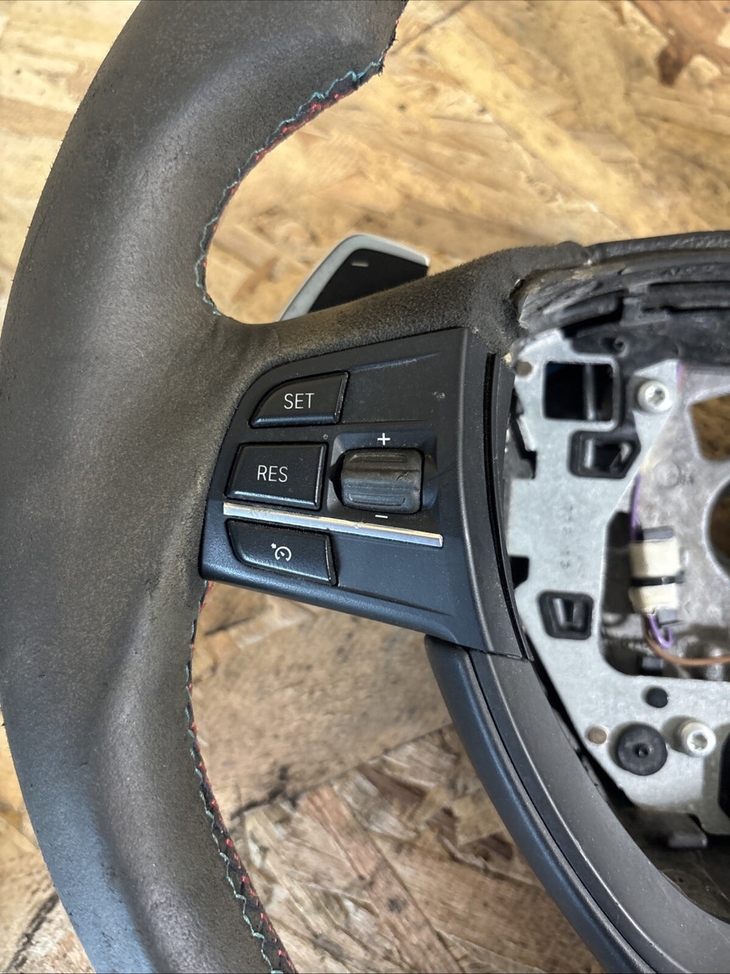 11 12 13 14 15 16 BMW 528i Heated Leather Sport Steering Wheel; Black 3233679089
