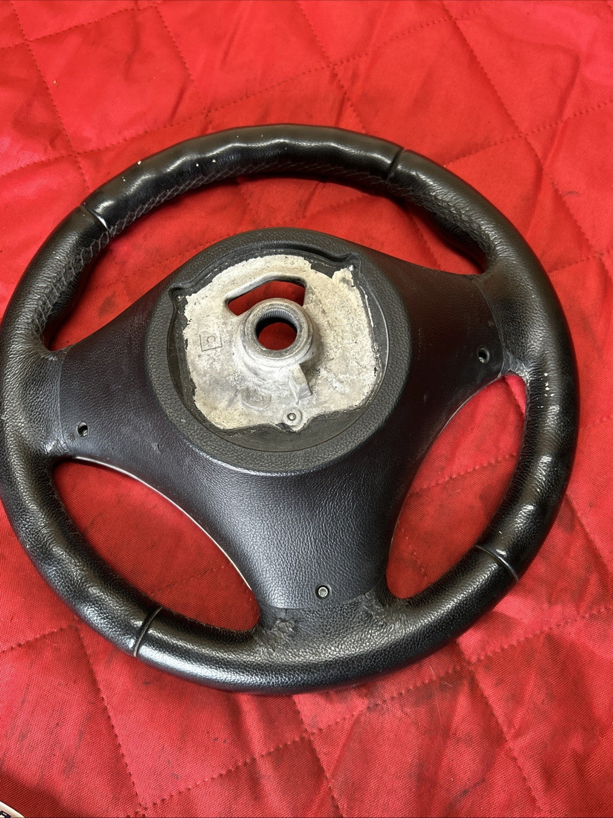 07-11 OEM BMW E82 E90 E92 E93 X1 328 335 Sport Leather Steering Wheel 6772147