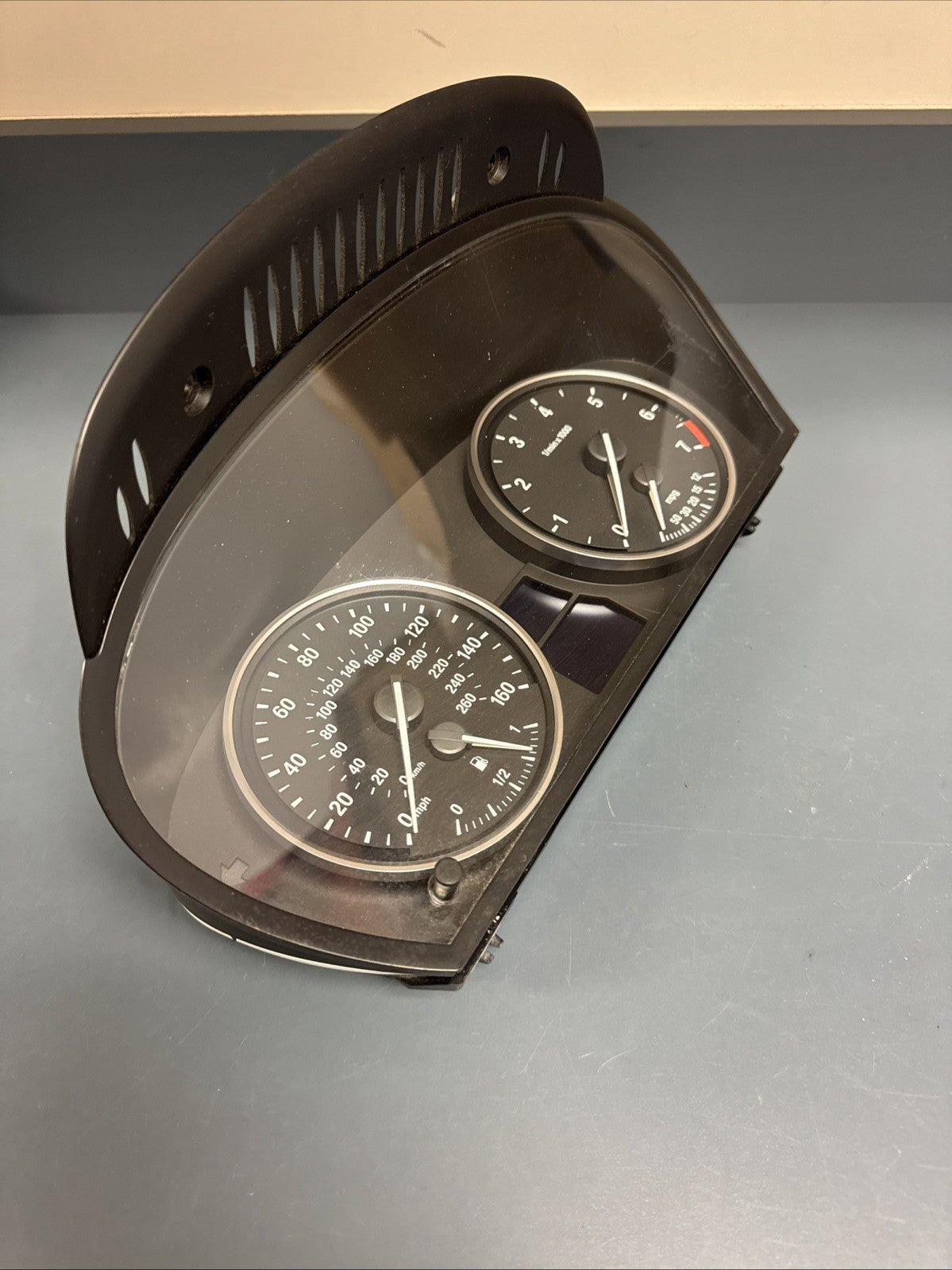 2008-2010 BMW E60 550I LCI INSTRUMENT CLUSTER GAUGE SPEEDOMETER 9153749 OEM