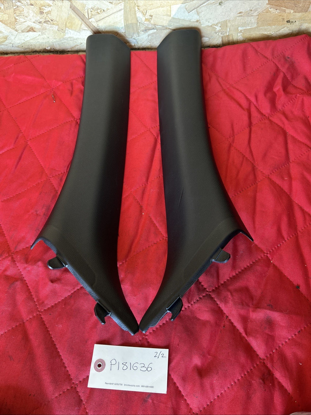 07-13 BMW E93 335 M3 Convertible Front Right/Left A Pillar Trim 7129311 7129312