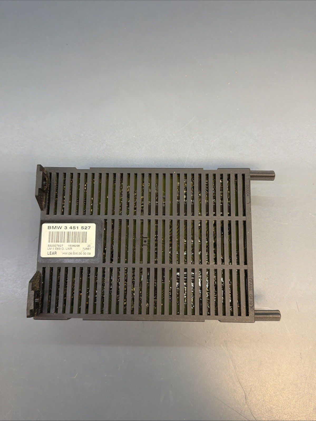07-10 BMW X3 E83 FOOTWELL LIGHTING CONTROL MODULE FCM LM II LWR LCM 3451527