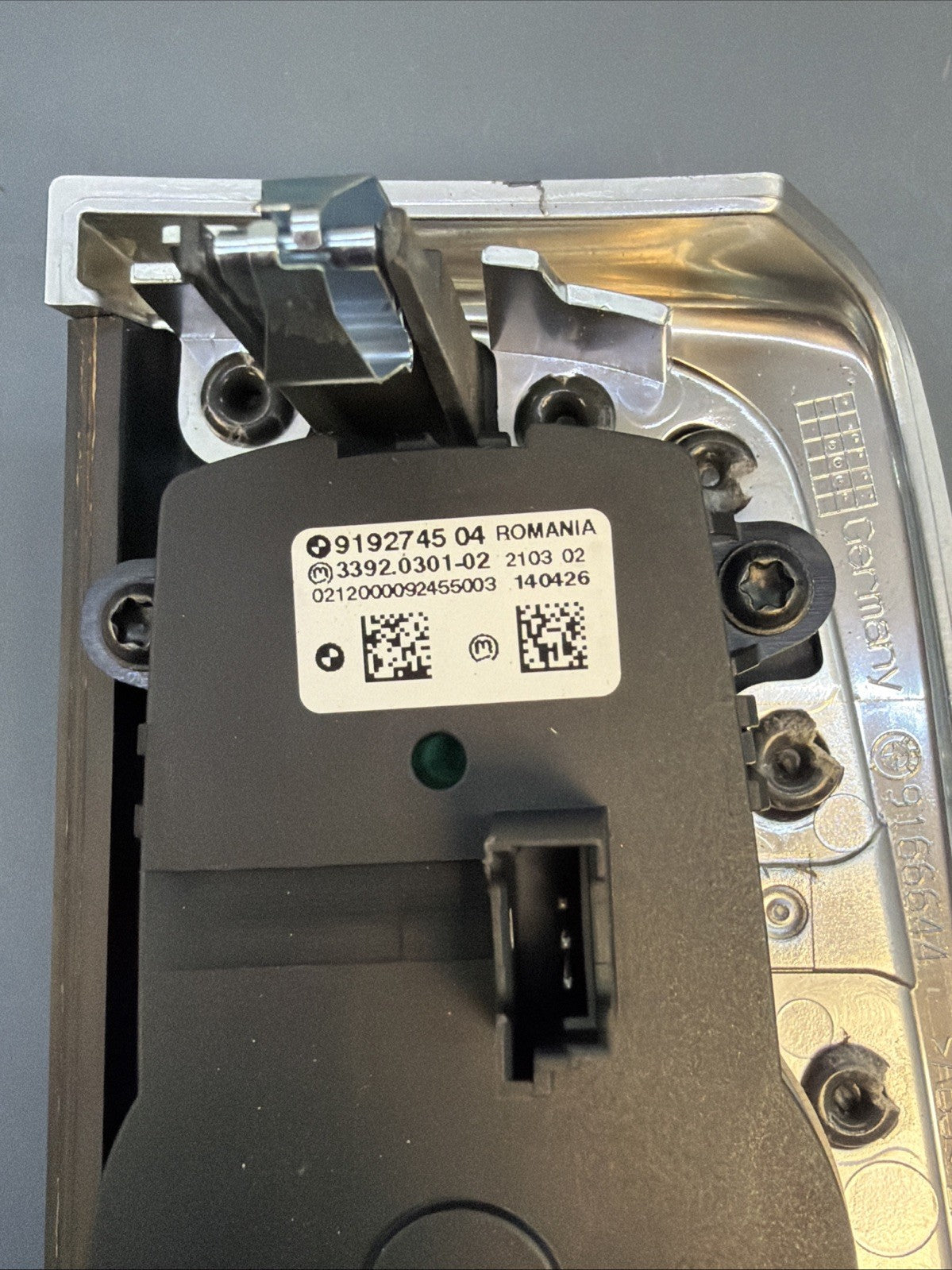 Headlight Control Switch 9192745 OEM BMW F01 F02 F10 740i 750i 528i 535i