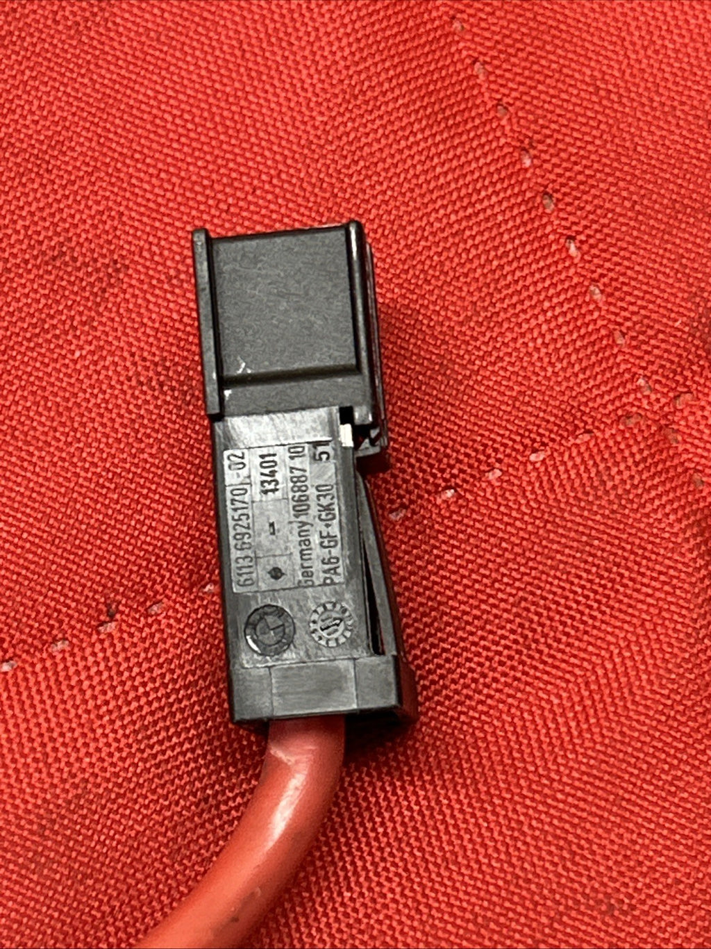 06-13 BMW E90 E91 E92 E93 BATTERY POSITIVE CABLE PLUS POLE LEAD WIRE 6938504