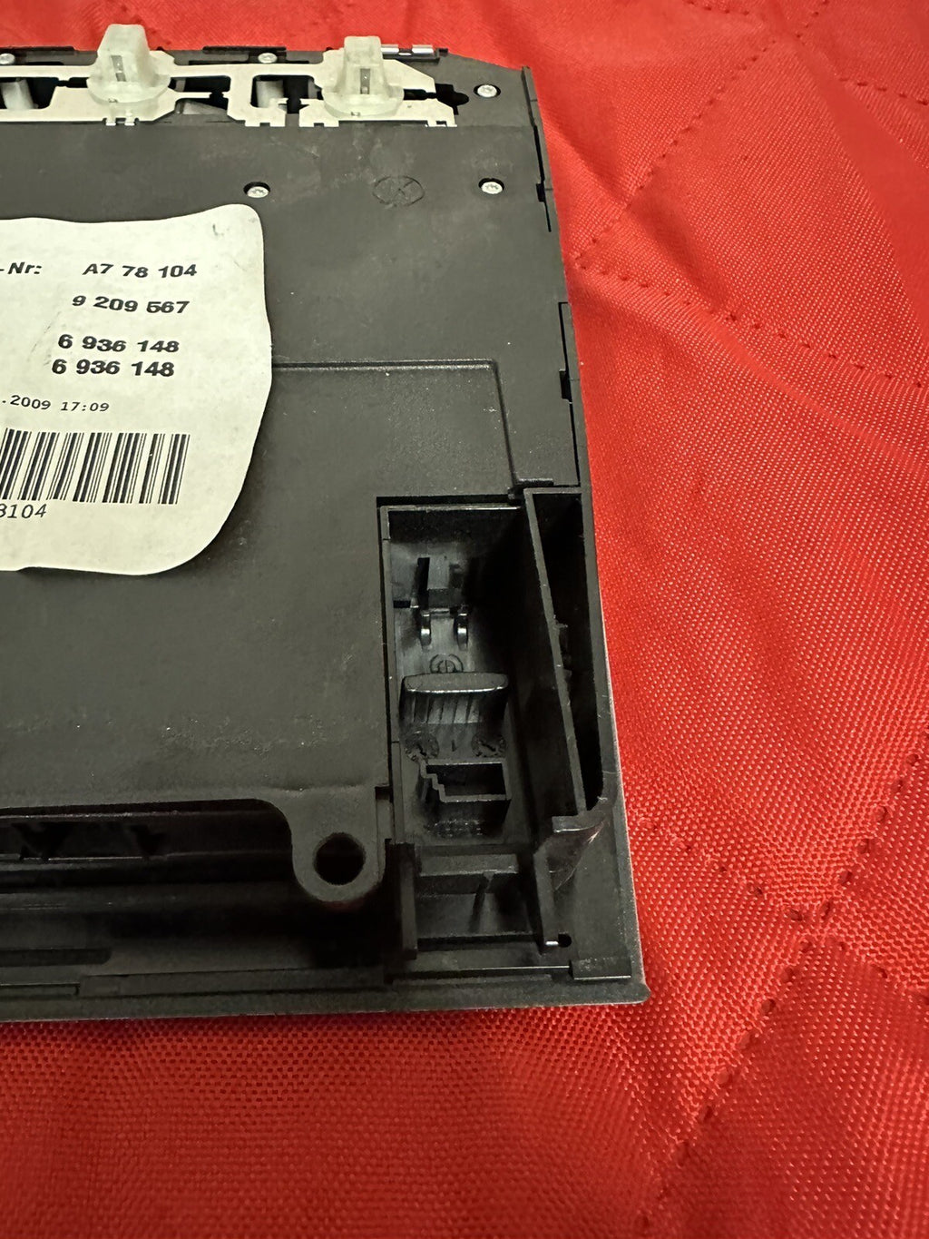 BMW E90 E92 SWITCH UNIT DOME ROOF SLIDING READING LIGHT LAMP GRAY OEM 9209567