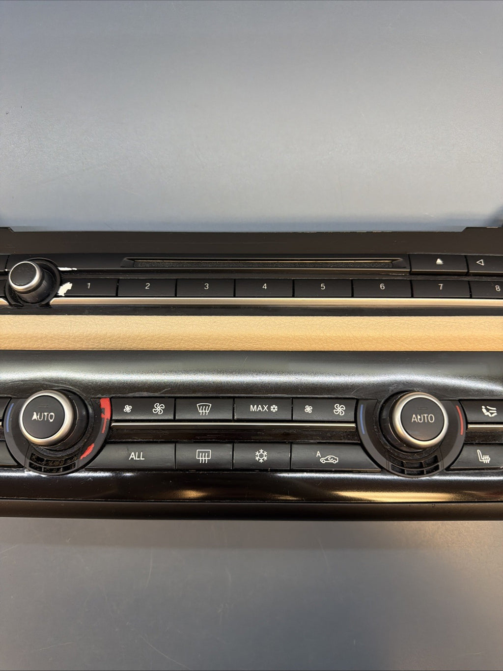 BMW 2010-2017 F10 5 SERIES AC HEATER CLIMATE CONTROL PANEL BLACK OEM 9241241