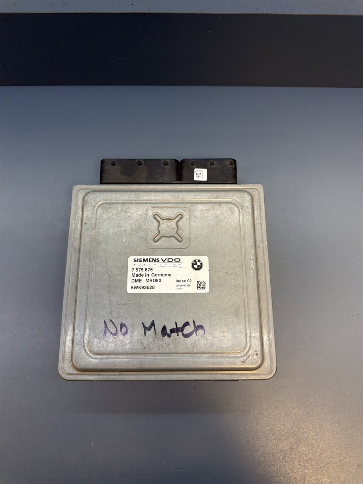 2007-2010 BMW N54 335i 535i Engine ECU ECM Computer Module 7575875 5WK93628