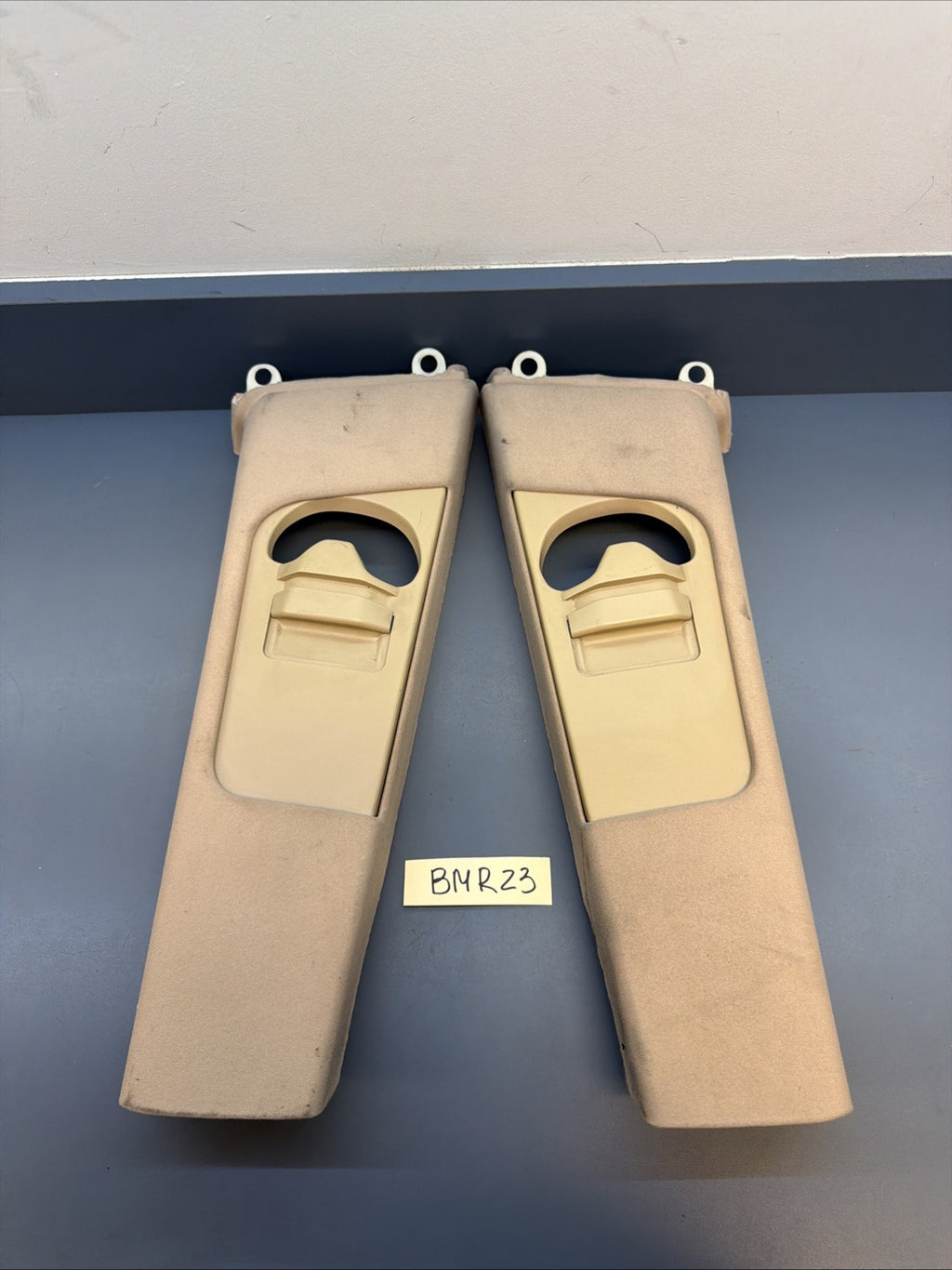 2001-2006 BMW E46 M3 330Ci COUPE B Pillar B-PILLAR Trims Cover BEIGE 7057296/95