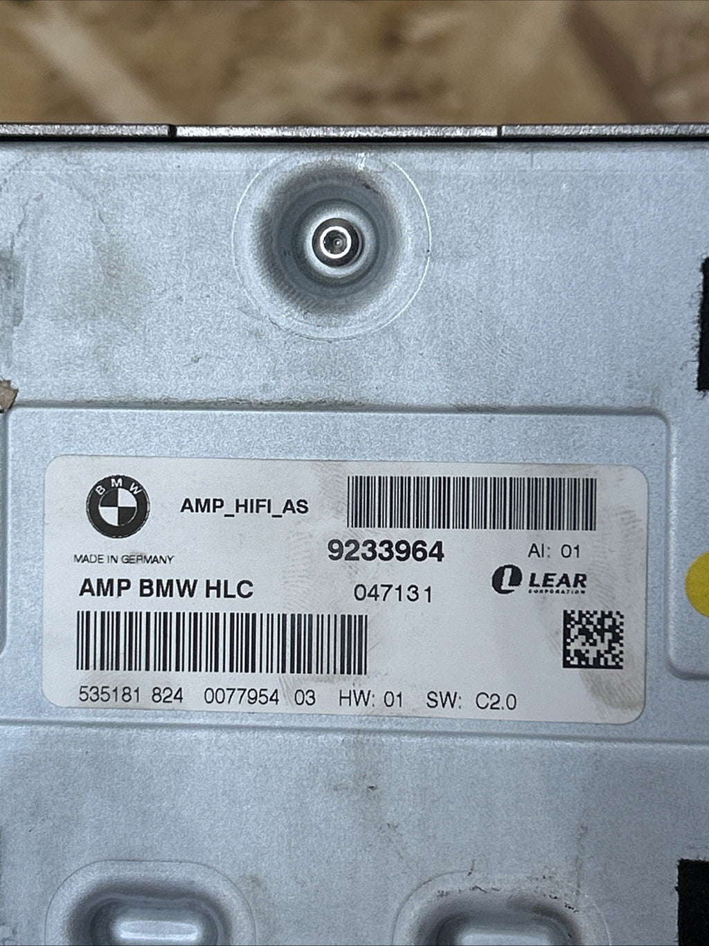 07-13 BMW E92 335 M3 COUPE HIFI STEREO SOUND AUDIO AMPLIFIER AMP HI-FI 9233964