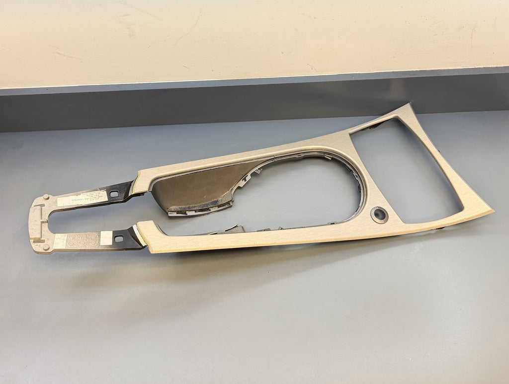 03-08 BMW Z4 E85 E86 Front Center Console Top Cover Bezel Trim Aluminum 7044312