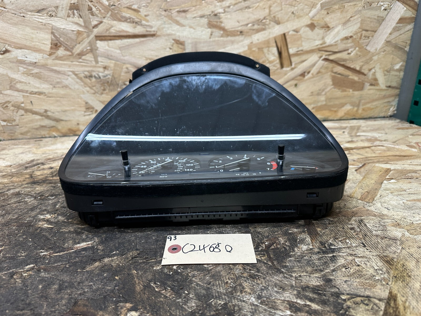 BMW 1995-2001 E38 7 SERIES INSTRUMENT GAUGE CLUSTER SPEEDOMETER OEM 62118381798