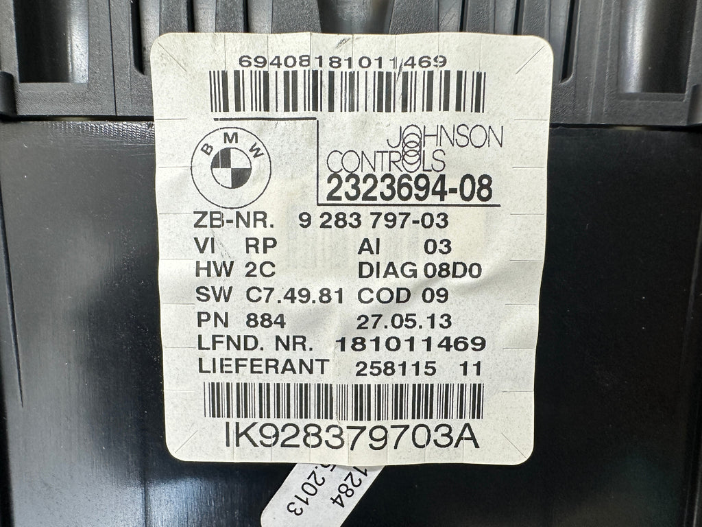 BMW 07-13 E88 E82 1 SERIES SPEEDOMETER INSTRUMENT GAUGE CLUSTER MPH OEM 9283797