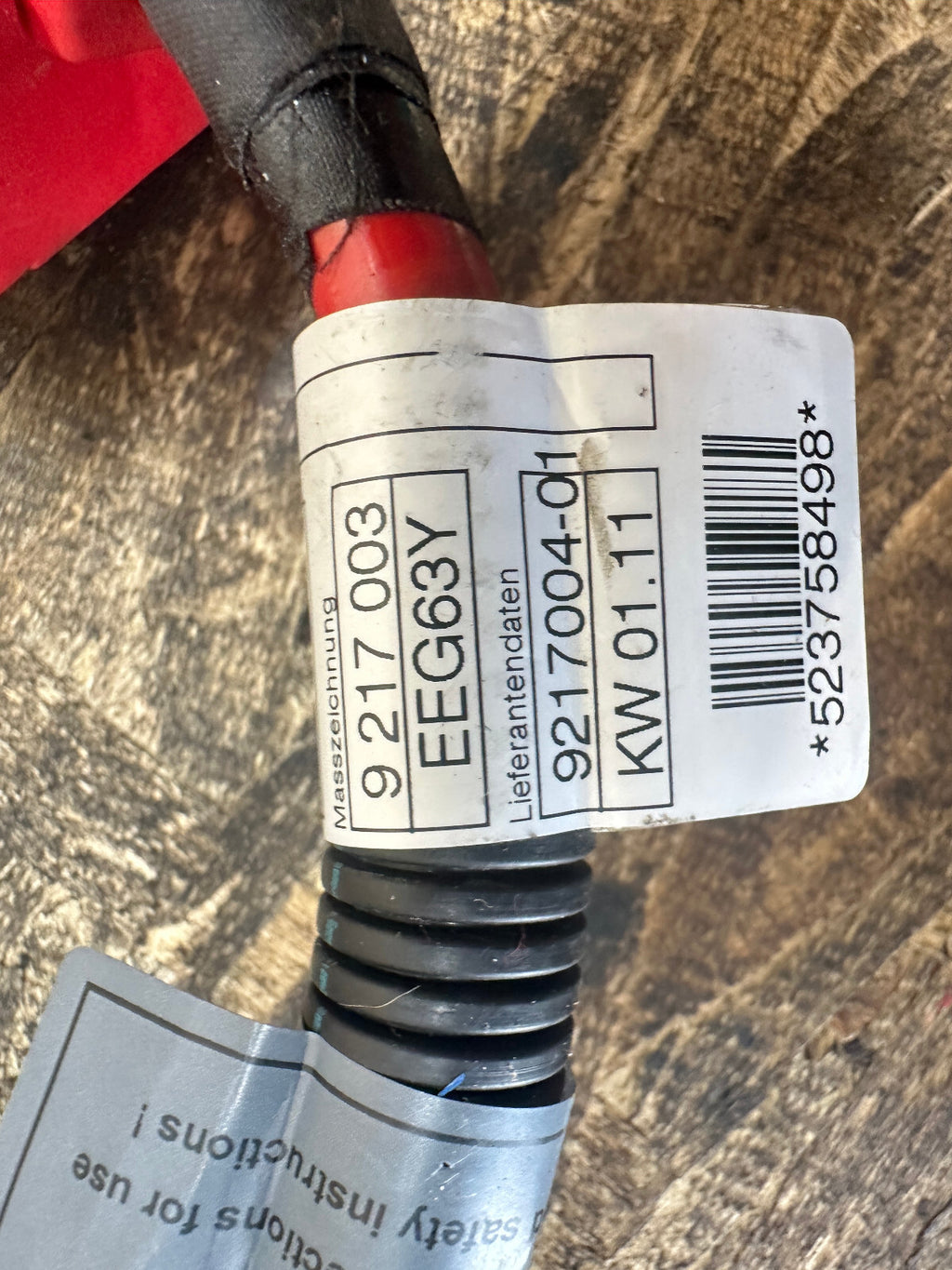 BMW 06-13 E70 X5 E71 X6 POSITIVE BATTERY CABLE PLUS POLE TERMINAL OEM 9203570