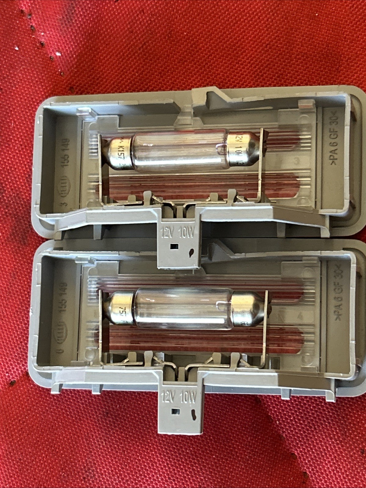 06-11 BMW E60,E70,E90,E91,E92 SUN VISOR INTERIOR LIGHT 6962011 SET OF 2 GREY