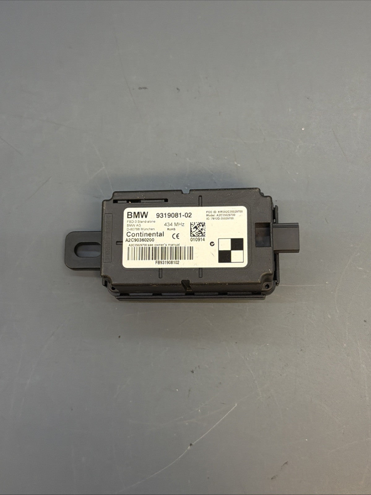 14-17 BMW F22 F30 F32 F34 320i 328i REMOTE CONTROL MODULE  9319081