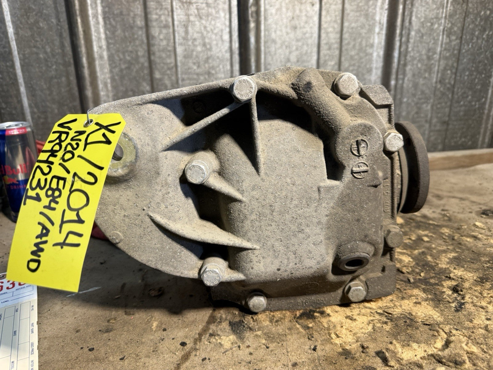 BMW 09-15 E84 X1 20i 20iX 28iX AUTO REAR DIFFERENTIAL FINAL 3.15 DRIVE 7611129