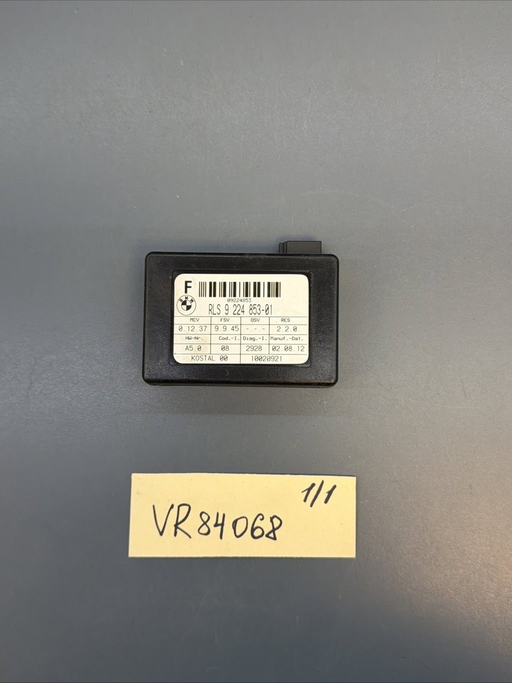 BMW E82 E90 E92 E84 E89 Windshield Rain Light Sensor Module OEM 9224853