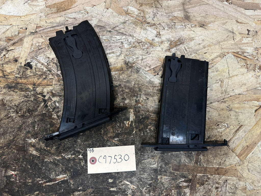 BMW 2006-2012 E90 DASH FOLDING LEFT+RIGHT CUP HOLDERS BLACK OEM 7127406+61