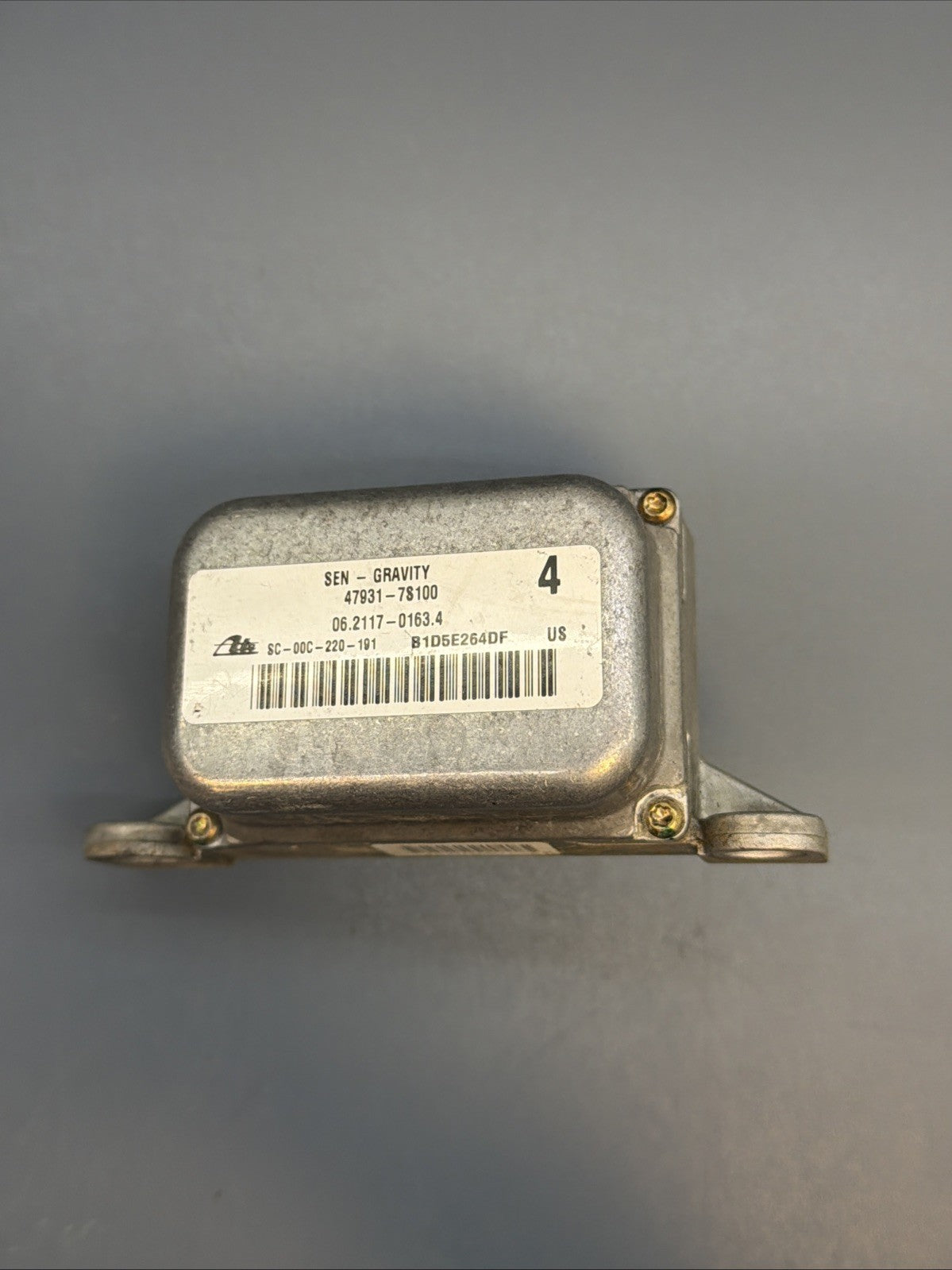 Nissan Xterra Stability Yaw Rate Control Module Fits 2005 2006-2008 47931-78100