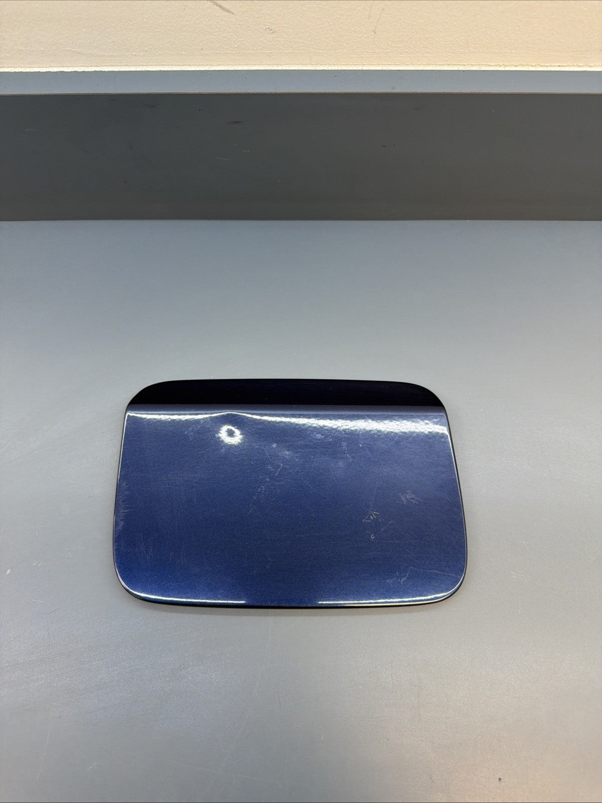 2006-2011 BMW E90 Sedan 335i M3 Fuel Filler Gas Door Tank Lid Flap Blue OEM