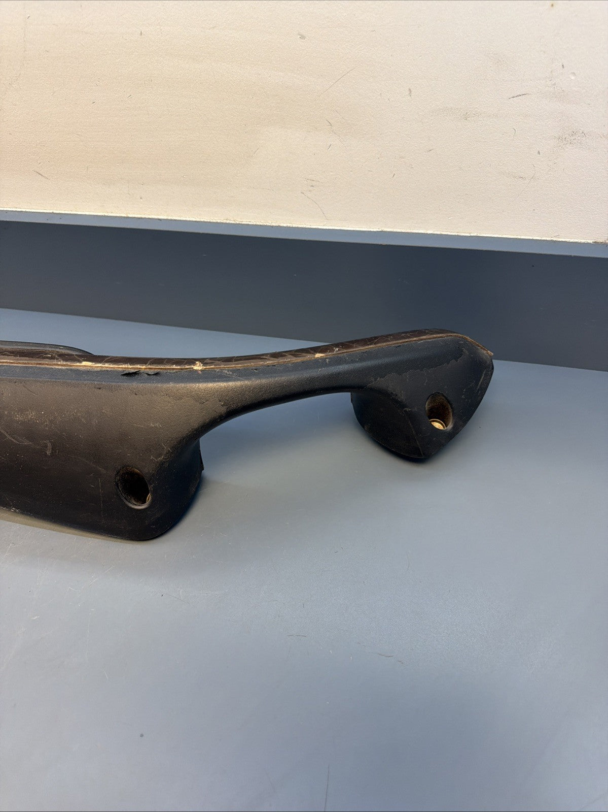 BMW E46 Coupe Convertible Armrest Door Trim Panel Front Left Brown Wood 8241093