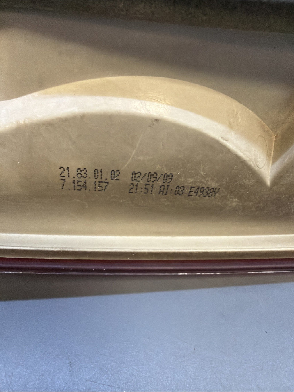 09-11 BMW E90 328i 335i LCI REAR LEFT DRIVER SIDE INNER TAIL LIGHT LAMP 7154157