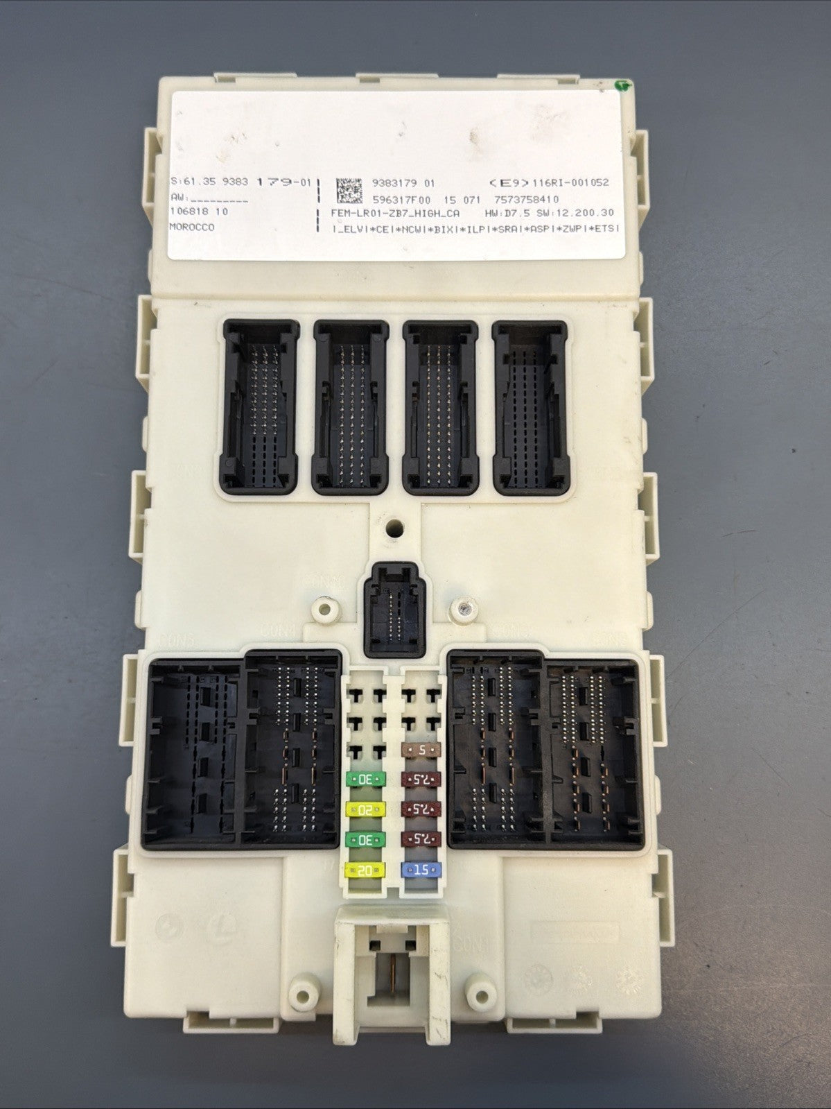 BMW F22 F30 F32 2 3 4 SER 2.0 N20 N26 ENGINE COMPUTER DME FEM KEY 8639594
