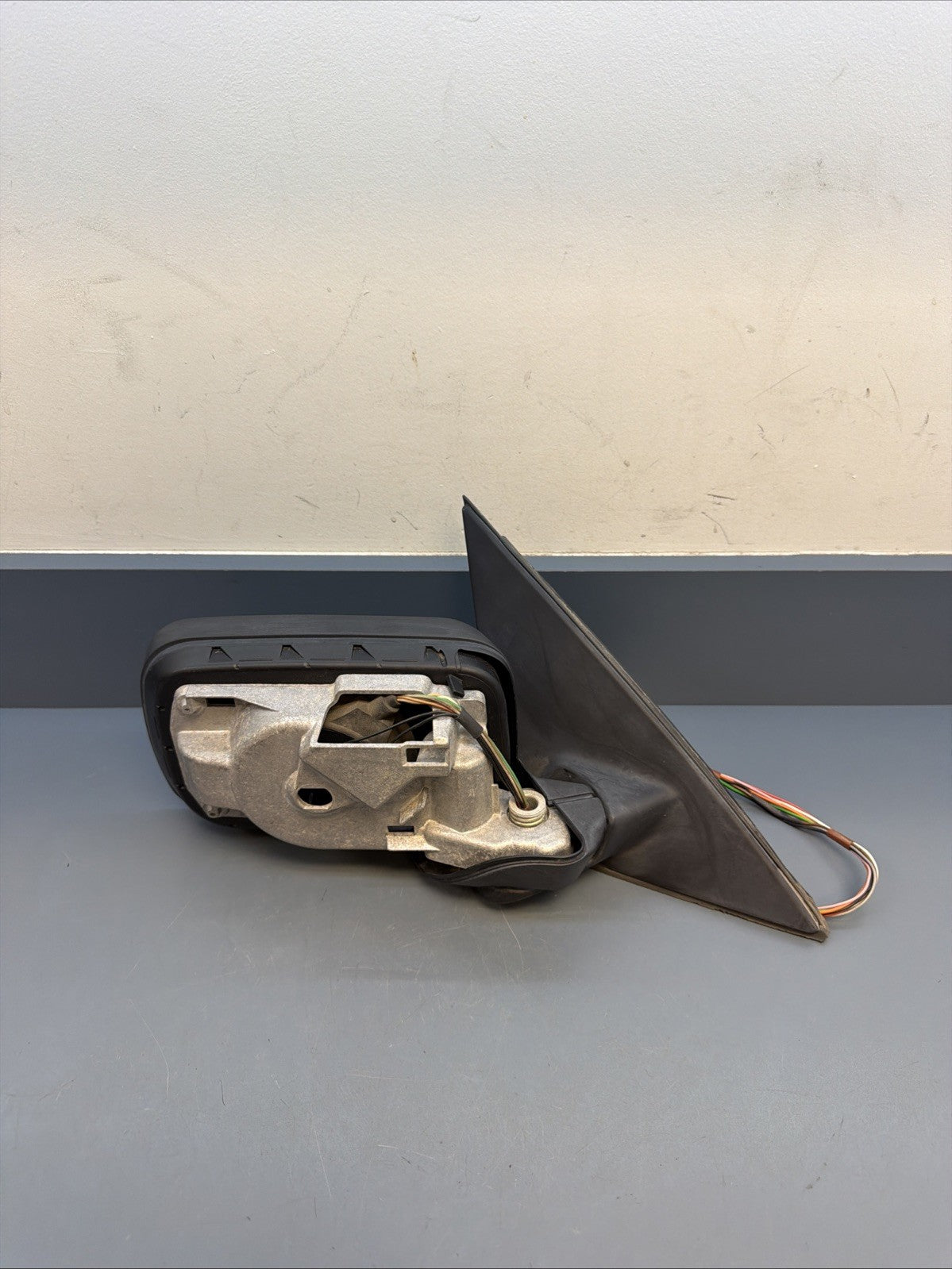 BMW E46 RIGHT PASSANGER SIDE MIRROR BLUE COMPLETE OEM BMW 0117351