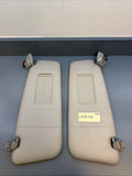 2008 E60 BMW 535i LEFT RIGHT WINDSHIELD SUN VISOR 6905983 OEM SET OF 2