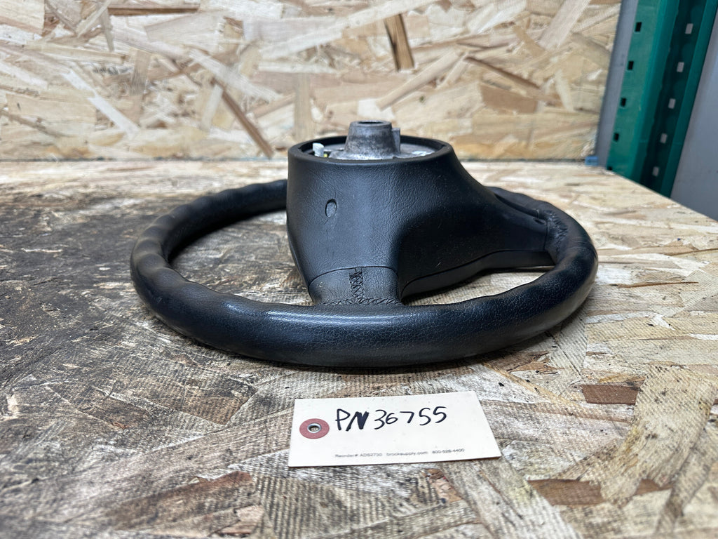 BMW 99-06 E46 3 SERIES BLACK LEATHER SPORT STEERING WHEEL OEM 101493/6760659