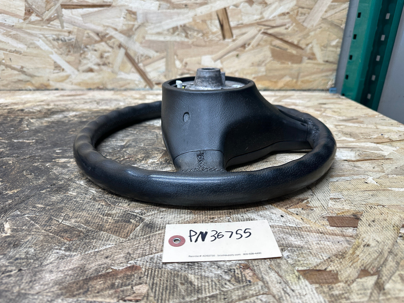 BMW 99-06 E46 3 SERIES BLACK LEATHER SPORT STEERING WHEEL OEM 101493/6760659