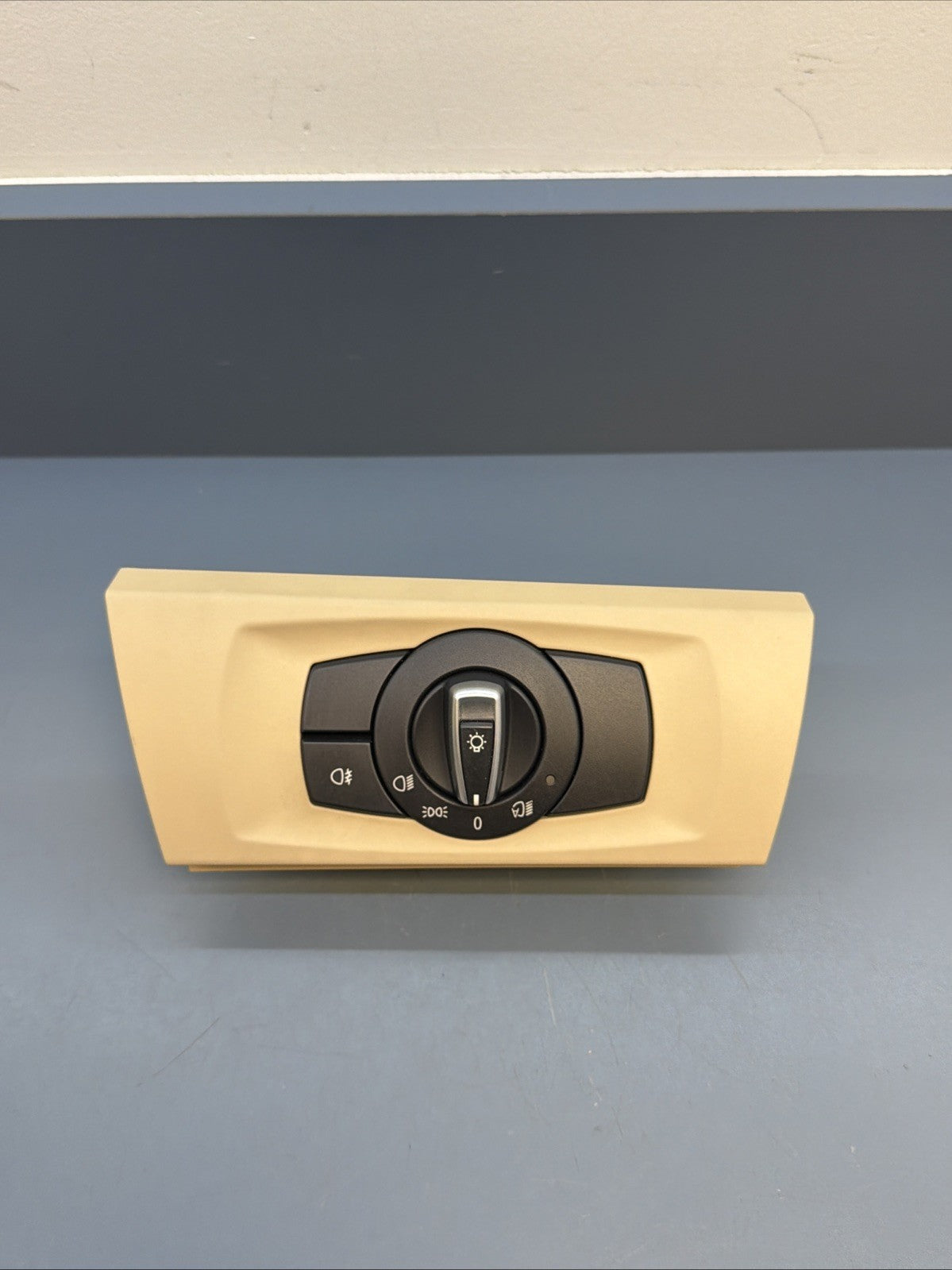 06-11 BMW E90 E92 328i 335d Headlight Control Switch Unit Beige 9169398 OEM