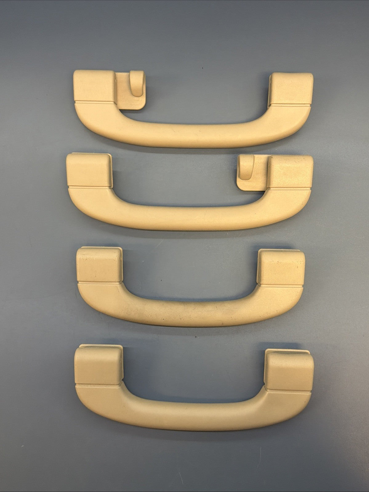 12-15 BMW X1 INTERIOR ROOF GRAB HANDLE SET of 4 9143529 OEM BEIGE