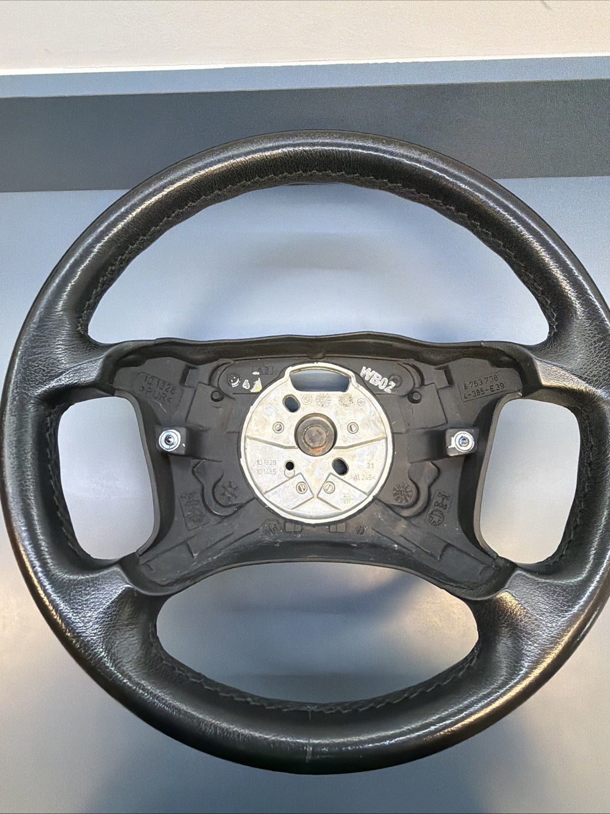 1997 - 2003 BMW 5 Series E39 Four Spoke Steering Wheel Assembly 6753738 OEM