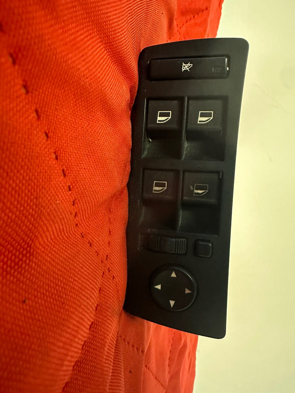 00-06 BMW X5 DRIVER DOOR 6925696 POWER WINDOW MASTER SWITCH BLACK OEM 6925696