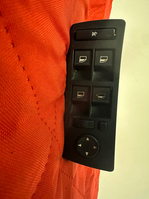 00-06 BMW X5 DRIVER DOOR 6925696 POWER WINDOW MASTER SWITCH BLACK OEM 6925696
