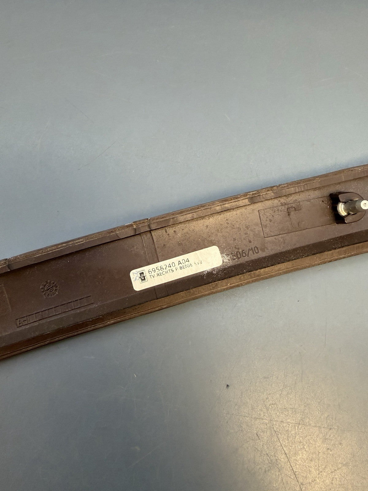 BMW 3 E92 E93 Passenger Side Strip Right Door Wood Trim Poplar Grain 6958240