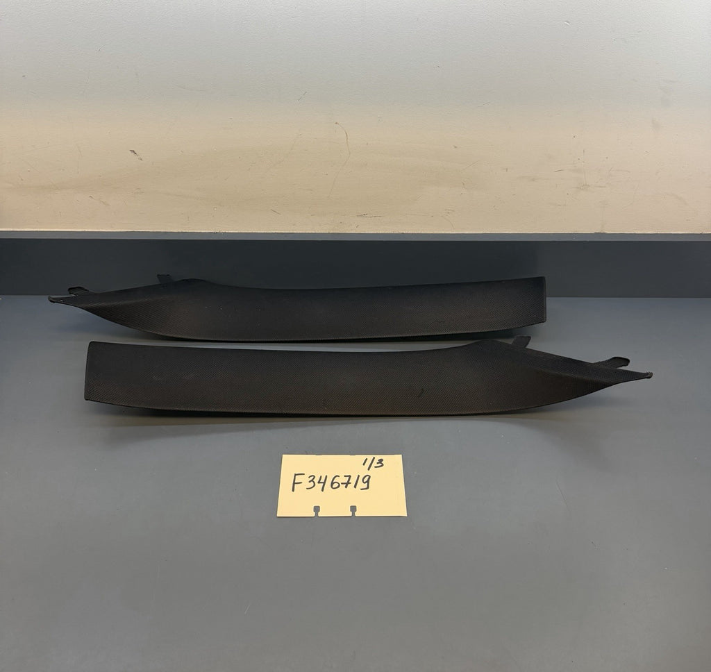 12-16 BMW F30 Front Left & Right A Pillar Trim Panel Cover BLACK 7220995 7220996