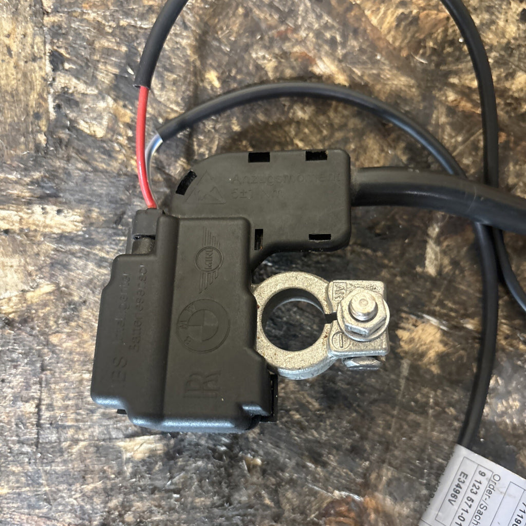 08-13 OEM BMW E82 E88 128 135 Battery Negative Cable Terminal IBS Ground 7599963