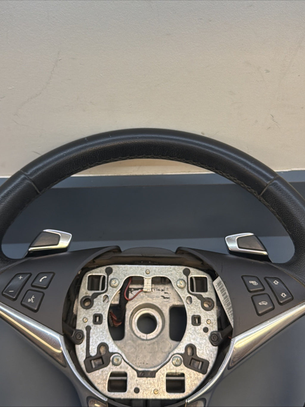 04-10 BMW E60 550i 540i 645Ci 650i Sport Steering Wheel w/ Paddle Shift 6968573