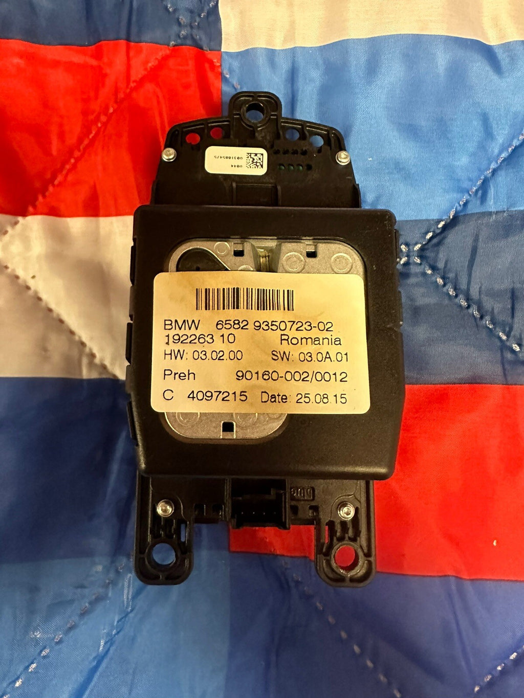 2014-2016 BMW F20 F21 F30 F31 F32 F34 F36 iDRIVE MEDIA CONTROLLER KNOB 9350723
