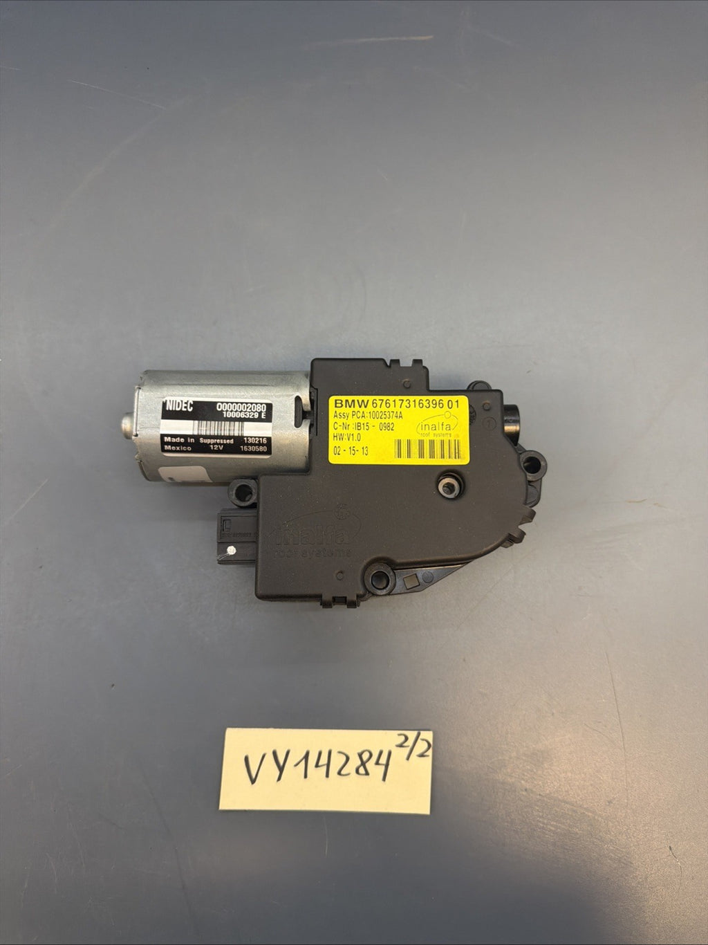 2011-2018 BMW X1 X3 X4 X5 Panoramic Sunroof Drive Motor 7316396 OEM