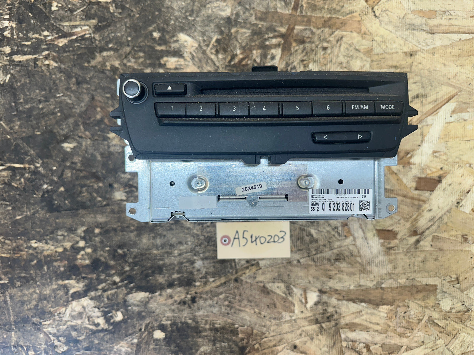 BMW 2006-2012 E90 3 SERIES FRONT NAVIGATION RADIO CD PLAYER OEM 9202828