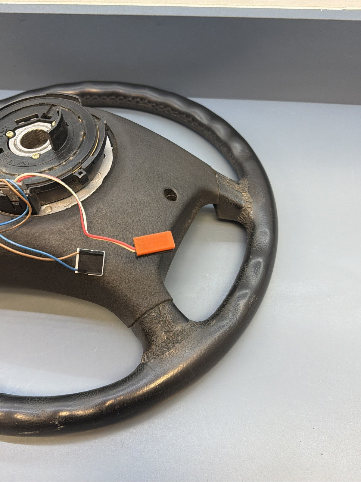 BMW E36 328I 318I 320I 323I 325I Z3 Steering Wheel Black Leather OEM 1092038