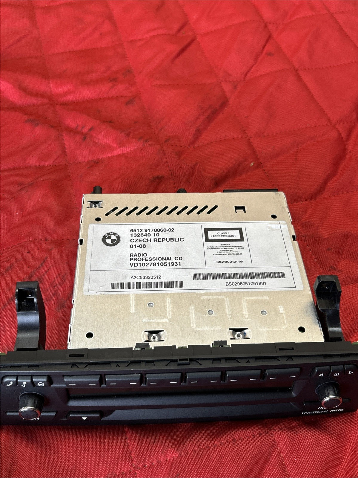 07-09 BMW 3-Series AUDIO RADIO STEREO CD UNIT RECIEVER OEM 917886