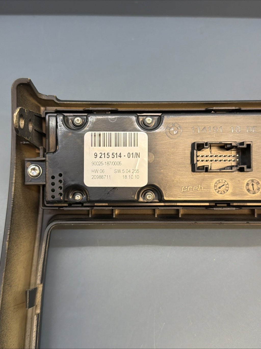 2007-2013 Bmw X5 Ac Heater Climate Control 9 215 514|9215514 OEM