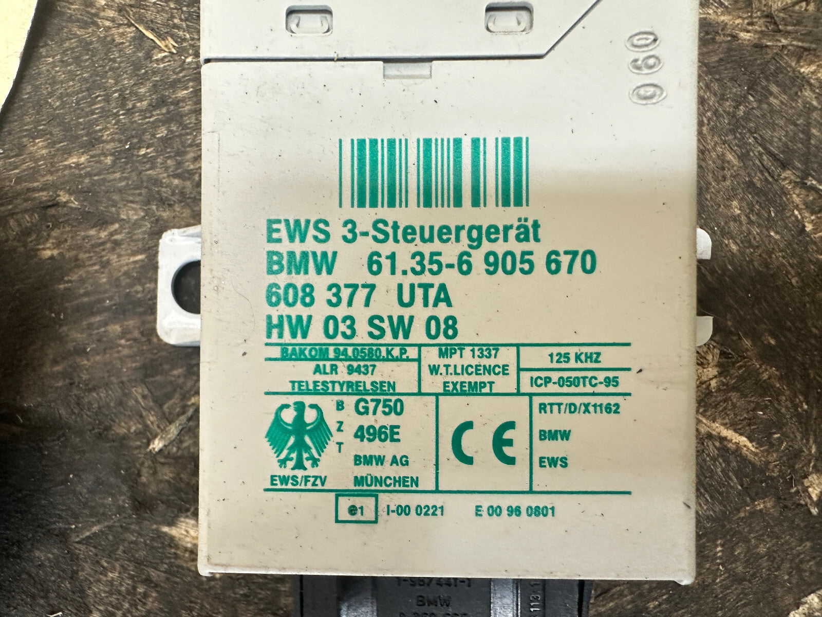 BMW 95-03 3 5 7 SERIES Z3 M52 ENGINE ECU+CAS+KEY VIN MATCHED SET 7500255 MS42