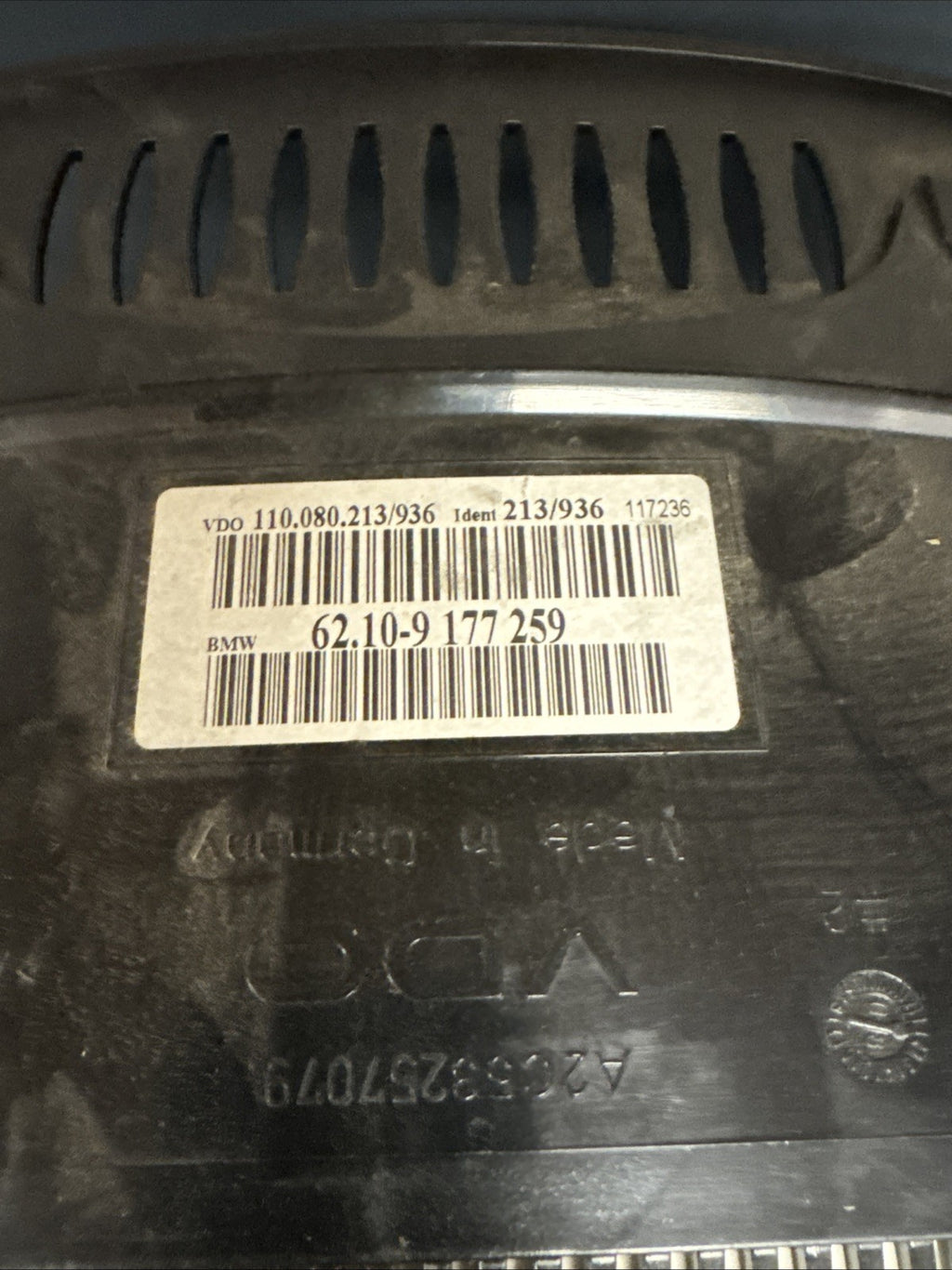 Bmw E60 E61 5 Series Instruments Combination Cluster Speedometer 9177259